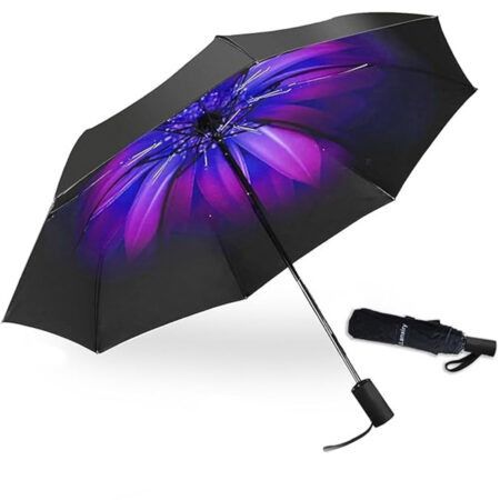 Folding Umbrella with Rain and UV Protection